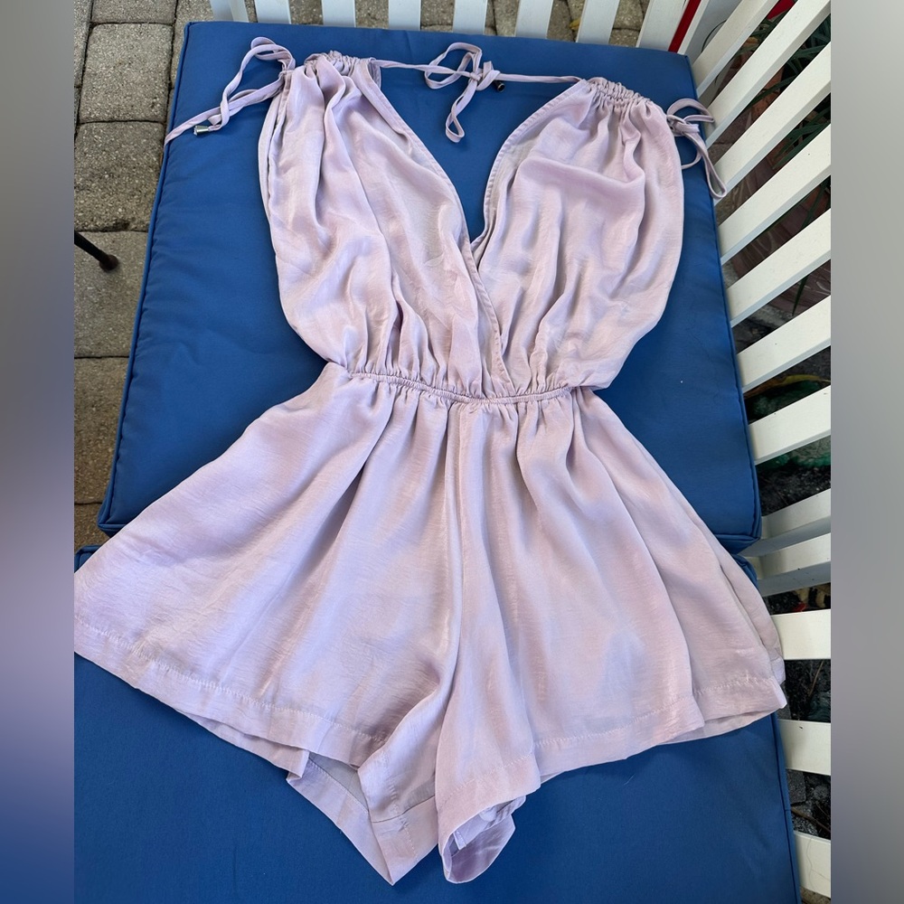 Fate Elegant Lavender Women's Romper Size Small